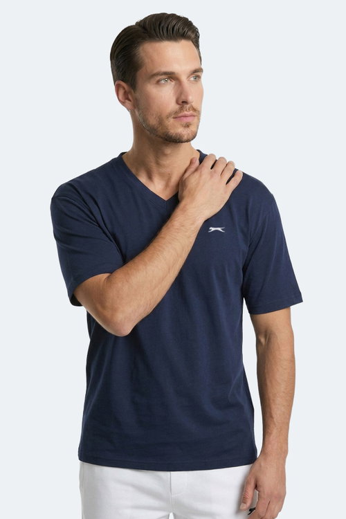 Slazenger KATRE Erkek Oversıze Lacivert Tişört