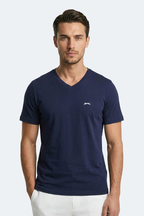 Slazenger KATRE Erkek Oversıze Lacivert Tişört