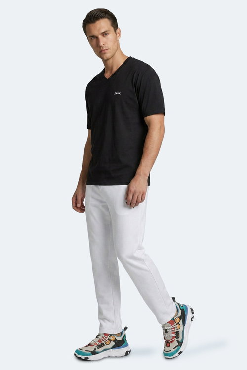 Slazenger KATRE Erkek Oversıze Siyah Tişört