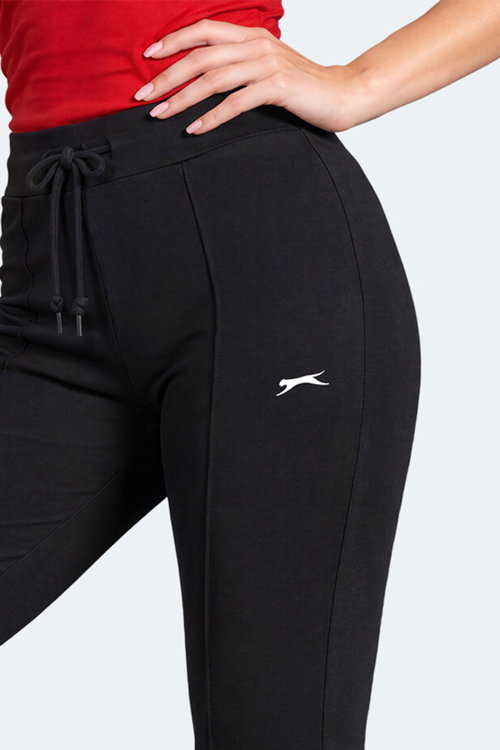 Slazenger KATRINNA IN Kadın Bol Paça Siyah Eşofman Altı