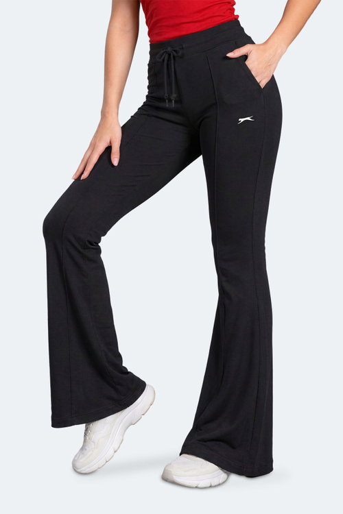 Slazenger KATRINNA IN Kadın Bol Paça Siyah Eşofman Altı