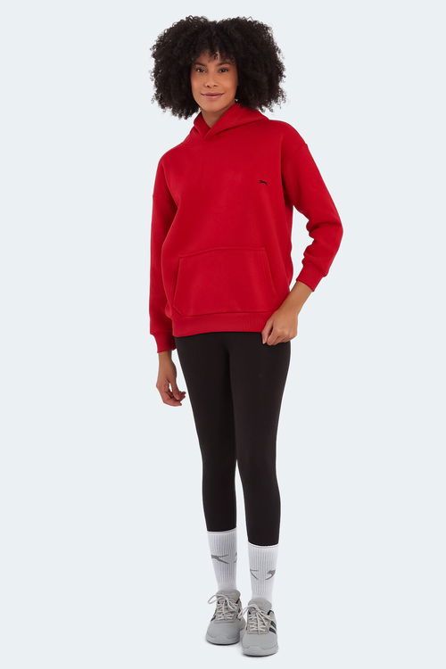 Slazenger KATSU Kadın Sweatshirt Kırmızı