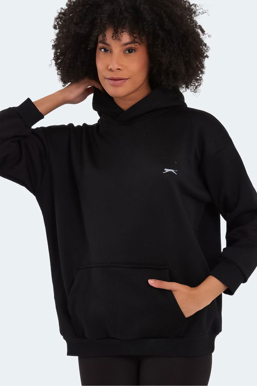 Slazenger KATSU Kadın Sweatshirt Siyah