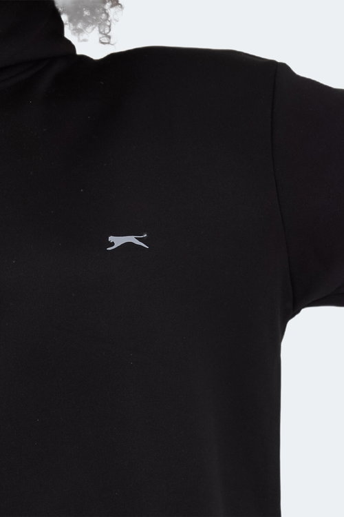 Slazenger KATSU Oversize Kadın Siyah Sweatshırt