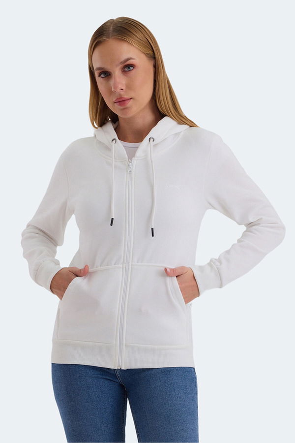 Slazenger KATYA 2 li set Kadın Beyaz - Siyah Sweatshirt