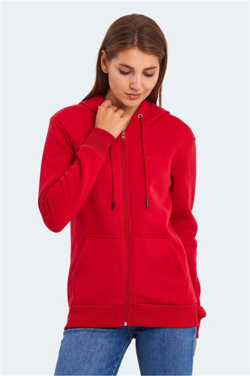 Slazenger KATYA Kadın Sweatshirt Kırmızı