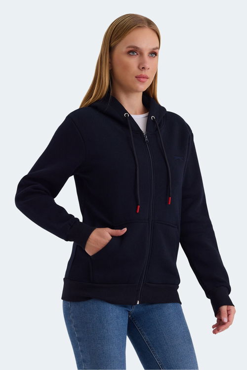 Slazenger KATYA Kadın Sweatshirt Lacivert