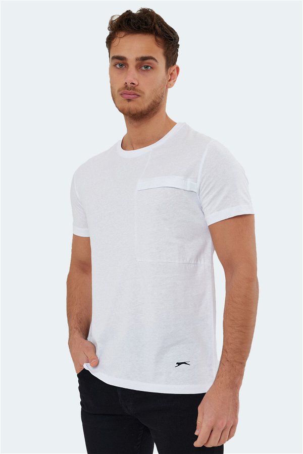 KAURI Erkek Kısa Kollu T-Shirt Beyaz