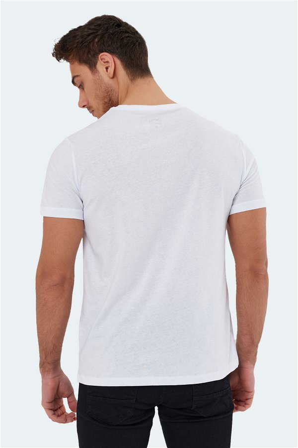 KAURI Erkek Kısa Kollu T-Shirt Beyaz