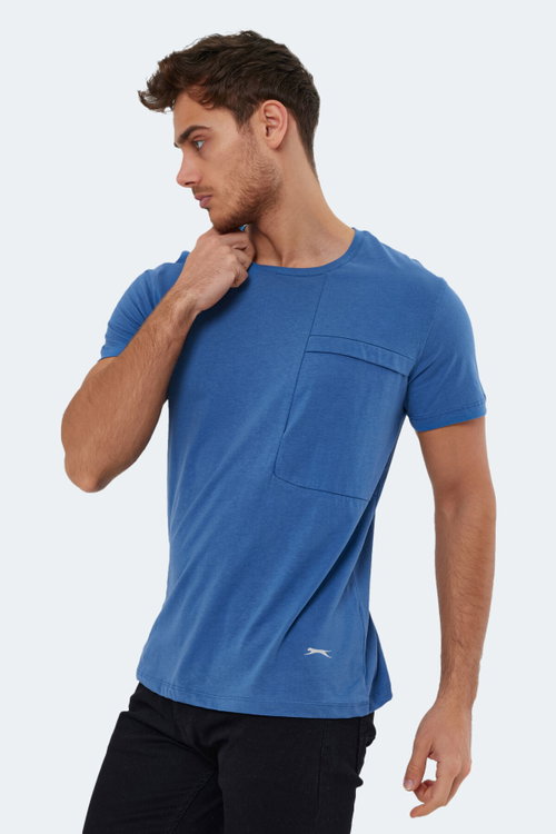 Slazenger KAURI IN Erkek Indigo Tişört