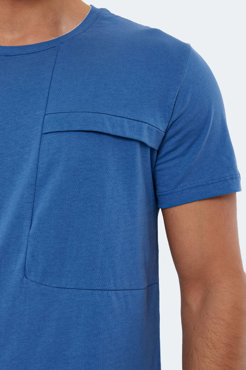 Slazenger KAURI IN Erkek Indigo Tişört