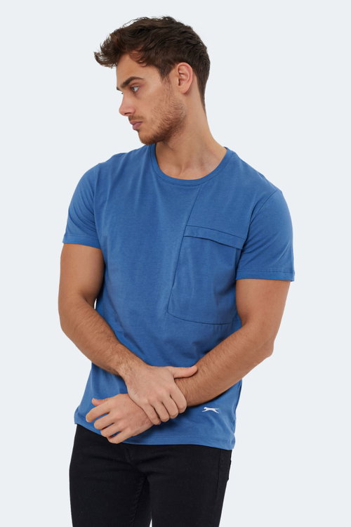 Slazenger KAURI IN Erkek Indigo Tişört