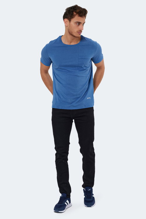 Slazenger KAURI IN Erkek Indigo Tişört