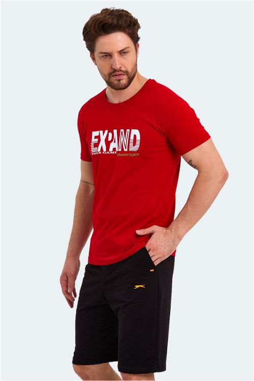 Slazenger KAVITA Erkek Kısa Kol T-Shirt Kırmızı