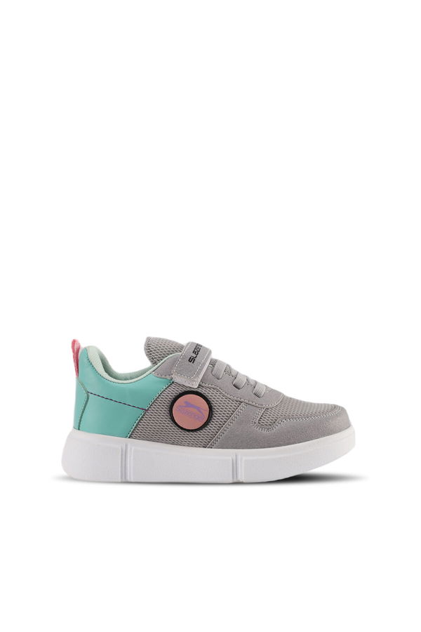 KAVITHA KTN Unisex Çocuk Sneaker Ayakkabı Gri / Pembe