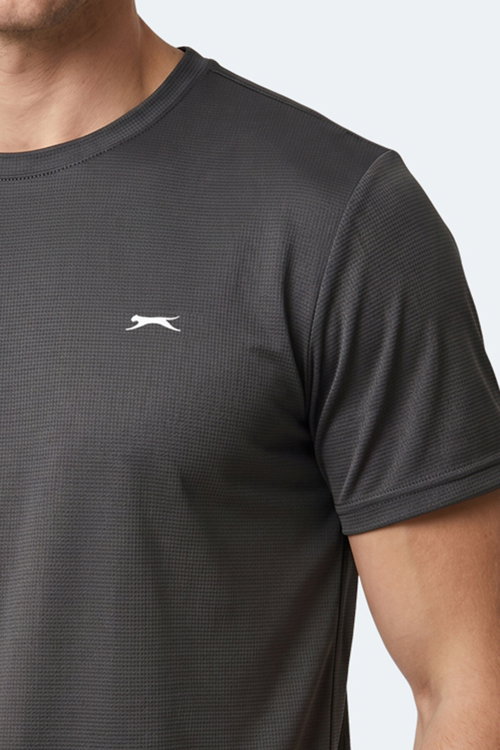 Slazenger KAYDA Erkek Koyu Gri Tişört