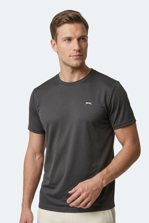 Slazenger KAYDA Erkek Koyu Gri Tişört