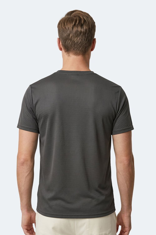 Slazenger KAYDA Erkek Koyu Gri Tişört