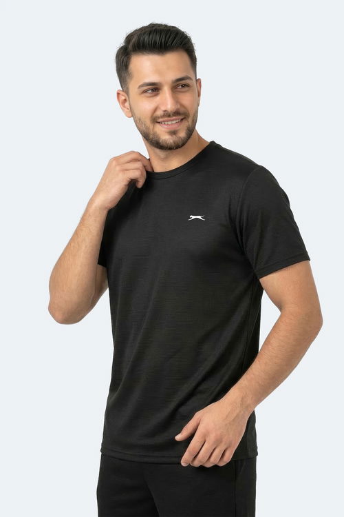 Slazenger KAYDA Erkek Siyah Tişört