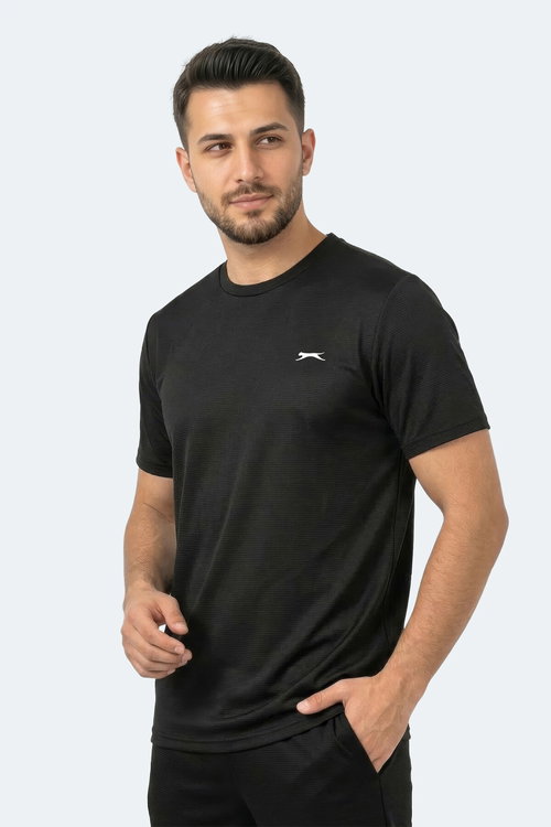 Slazenger KAYDA Erkek Siyah Tişört