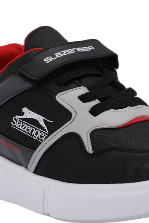 Slazenger KAZUE Sneaker Unisex Çocuk Ayakkabı Siyah / Kırmızı