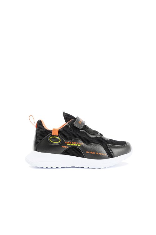 Slazenger KEALA Sneaker Erkek Çocuk Ayakkabı Siyah / Turuncu