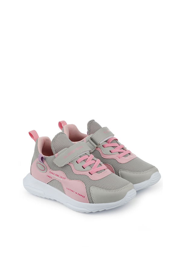 KEALA Kız Çocuk Sneaker Ayakkabı Gri / Pembe