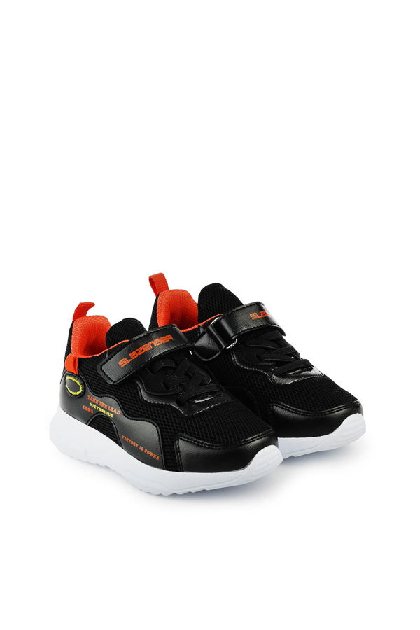 KEALA Erkek Çocuk Sneaker Ayakkabı Siyah / Turuncu