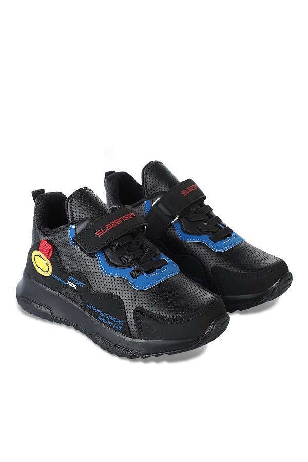 Slazenger KEALA Sneaker Erkek Çocuk Ayakkabı Siyah