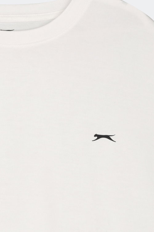 Slazenger KEANE Erkek Oversıze Beyaz Tişört