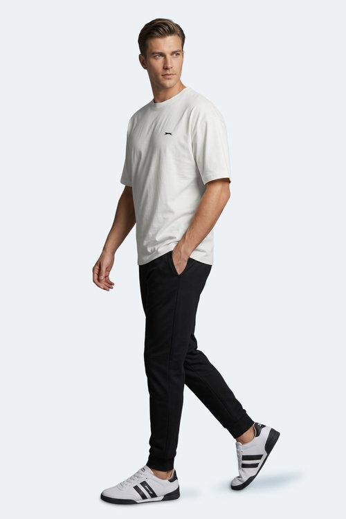 Slazenger KEANE Erkek Oversıze Beyaz Tişört