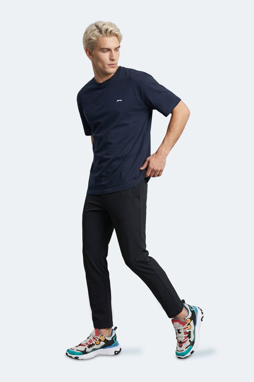 Slazenger KEANE Erkek Oversıze Lacivert Tişört