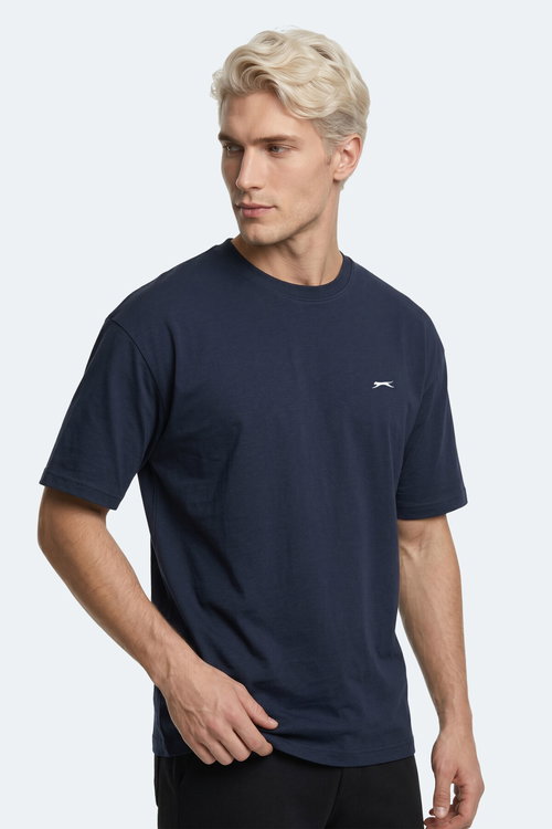 Slazenger KEANE Erkek Oversıze Lacivert Tişört