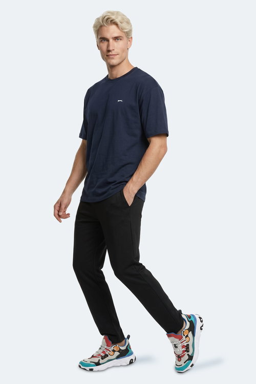 Slazenger KEANE Erkek Oversıze Lacivert Tişört