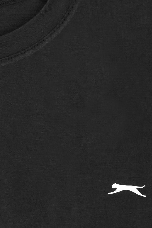 Slazenger KEANE Erkek Oversıze Siyah Tişört