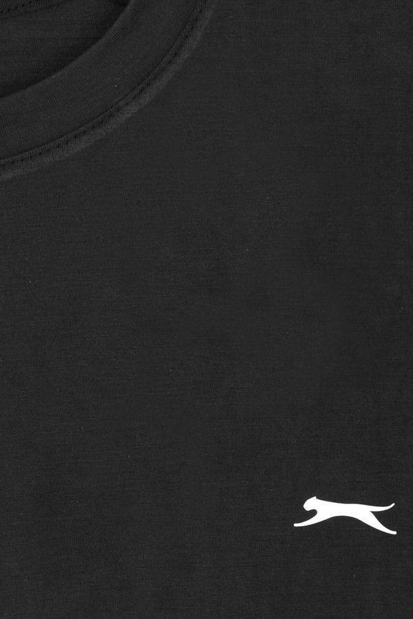 Slazenger KEANE Erkek Oversıze Siyah Tişört