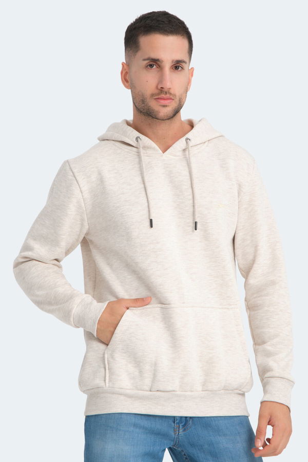 Slazenger KEANS Erkek Sweatshirt Bej / Gri