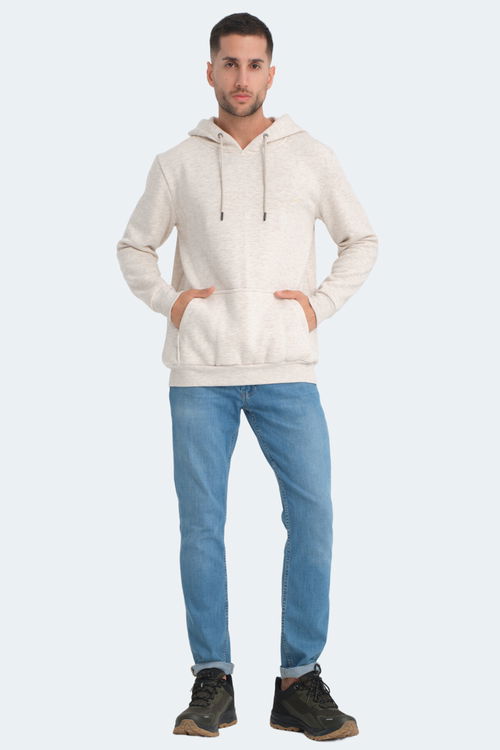 Slazenger KEANS Erkek Sweatshirt Bej / Gri