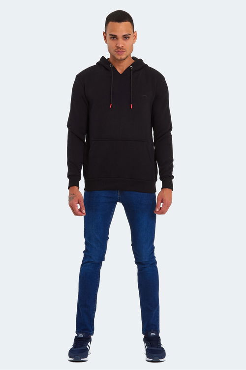 Slazenger KEANS Erkek Sweatshirt Siyah