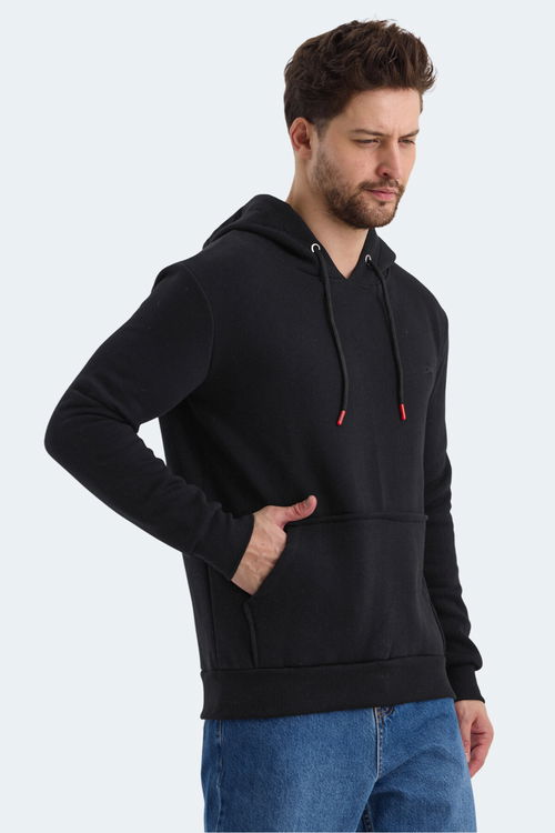 Slazenger KEANS Erkek Sweatshirt Siyah