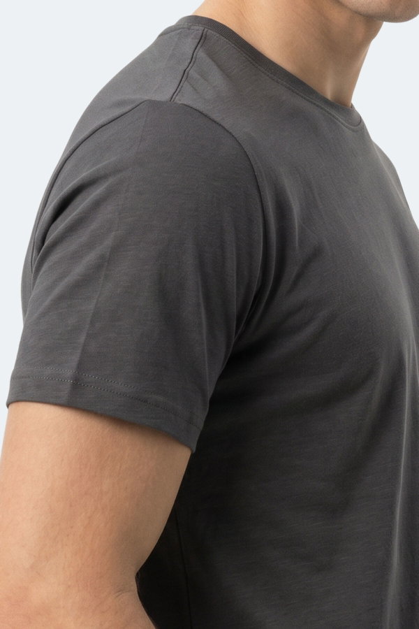 Slazenger KEANU Erkek Koyu Gri Tişört
