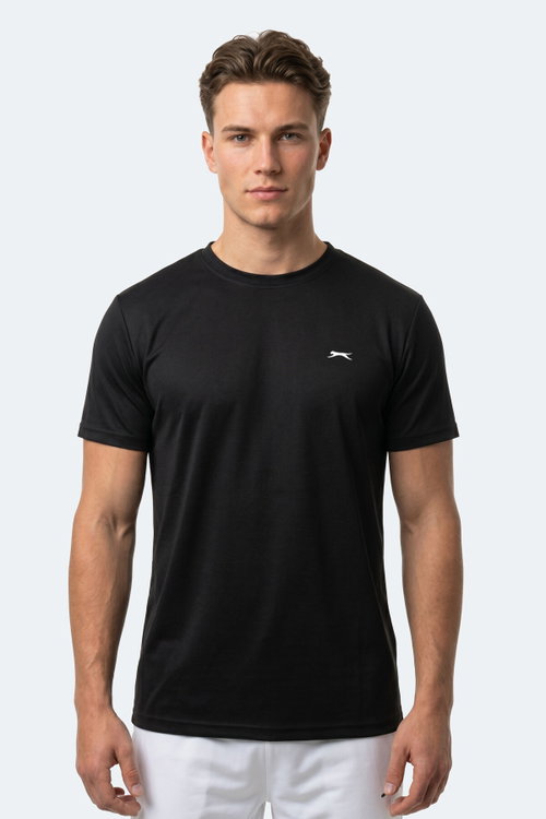 Slazenger KEANU Erkek Siyah Tişört