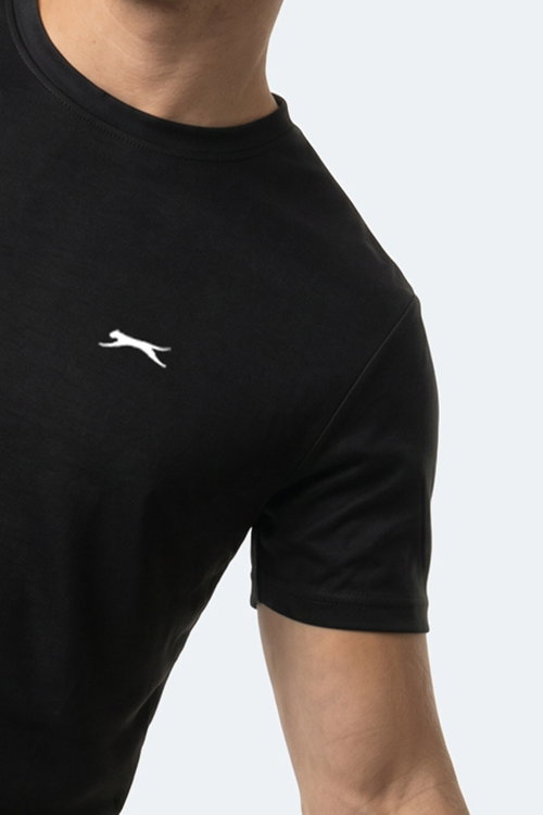 Slazenger KEANU Erkek Siyah Tişört