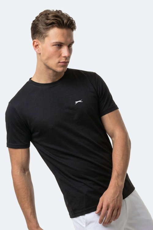 Slazenger KEANU Erkek Siyah Tişört