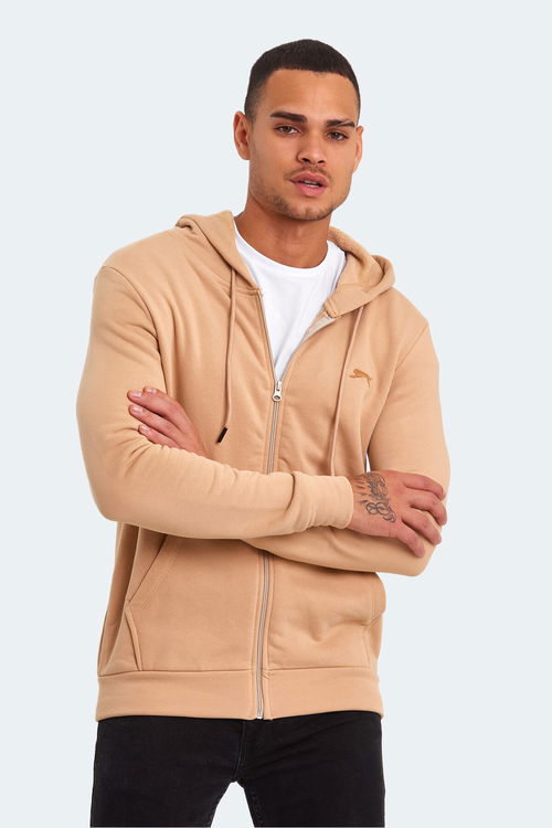 Slazenger KEGHART Erkek Sweatshirt Açık Kahve