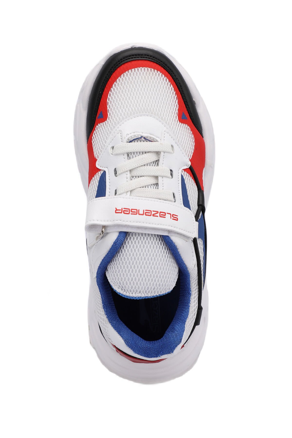Slazenger KEKOA Sneaker Erkek Çocuk Ayakkabı Beyaz / Saks Mavi - Thumbnail