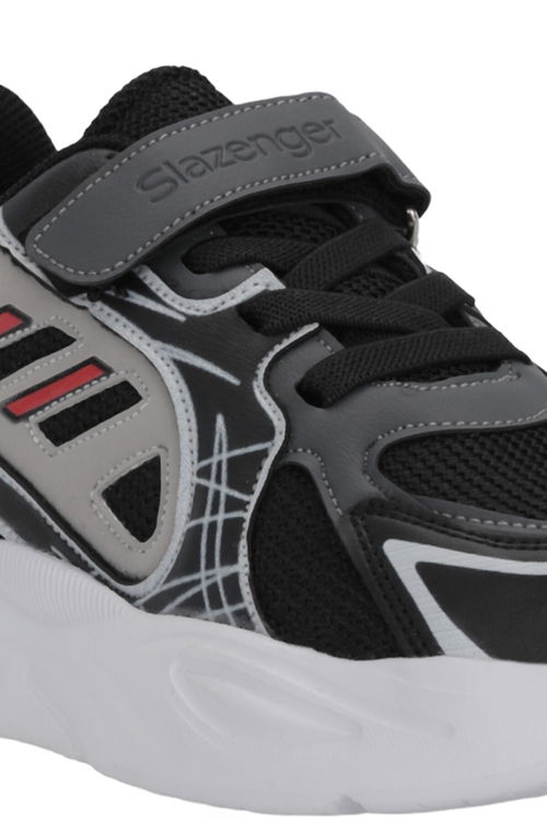 Slazenger KELSY Erkek Çocuk Siyah / Kırmızı Günlük Spor Ayakkabısı