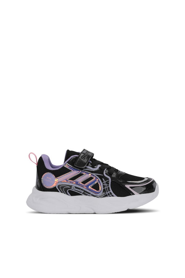 Slazenger KELSY Kız Çocuk Siyah / Mor Günlük Spor Ayakkabısı