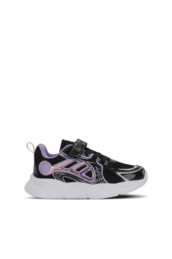 Slazenger KELSY Kız Çocuk Siyah / Mor Günlük Spor Ayakkabısı