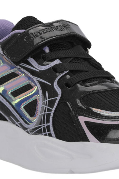 Slazenger KELSY Kız Çocuk Siyah / Mor Günlük Spor Ayakkabısı
